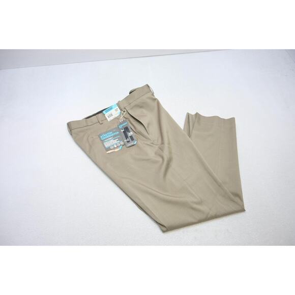 Savane Dress Pants Straight Stretch Performance Slacks Mens Size 42 x 32 NEW - Picture 1 of 8